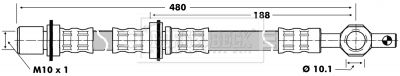 BORG & BECK Pidurivoolik BBH6443